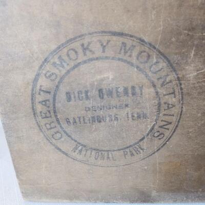 Artist Made Inlaid Wood Box