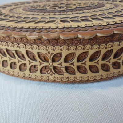 Artist Layered Wood and Paper Box