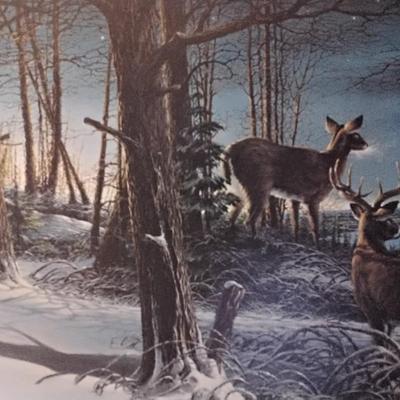 Terry Redlin Night Watch Signed and numbered 998/2400 Strict Limited