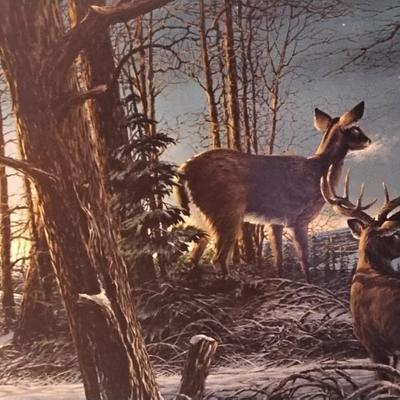Terry Redlin Night Watch Signed and numbered 998/2400 Strict Limited
