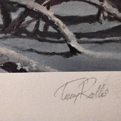 Terry Redlin Night Watch Signed and numbered 998/2400 Strict Limited