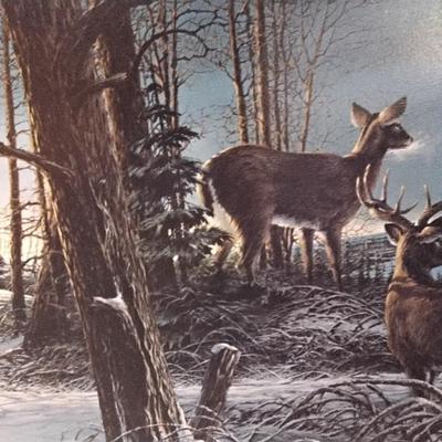 Terry Redlin Night Watch Signed and numbered 998/2400 Strict Limited