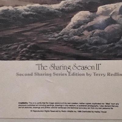 Terry Redlin - Sharing Season 2 Signed