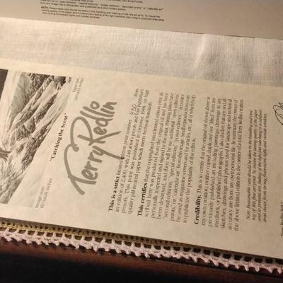 Terry Redlin - Catching The Scent Signed and numbered 830/2400 Strict Limited