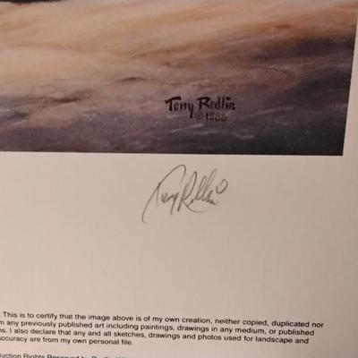 Terry Redlin-Homeward Bound Signed Strict Limited