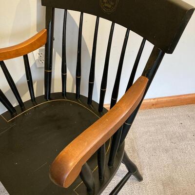 Vintage PRINCETON University Nichols & Stone Wood Windsor Arm Chair
