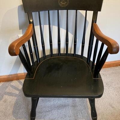 Vintage PRINCETON University Nichols & Stone Wood Windsor Arm Chair