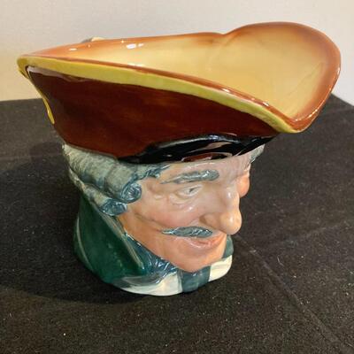 Vintage Royal Doulton Dick Turpin Mask Up Large 6â€h Character Jug Mug