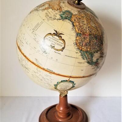 Lot #13  World Globe on Stand - Replogle