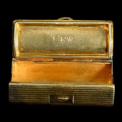 Tiffany & Co Gold Tone Vermeil & Sterling Silver Box