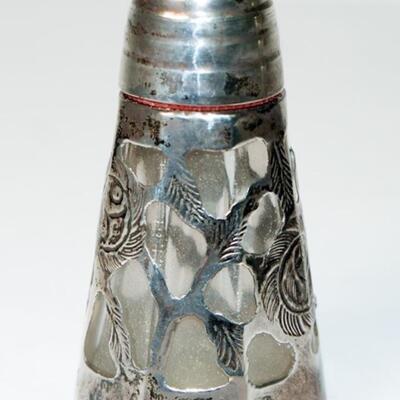 Grouping of 2 Sterling/Silver Plated Salt & Pepper Shakers