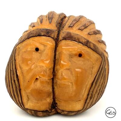 Hand Carved Native American Tagua Nut