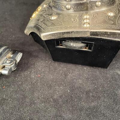 Lot 207A.   Miniature Armor Radio and Dagger Lighter