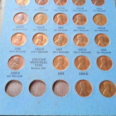 LOT 78   LINCOLN CENT SET 1941 TO 1958