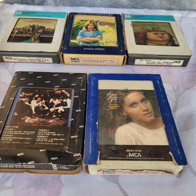 MIX OF 5 VARIOUS ARTIST 8 TRACK TAPES