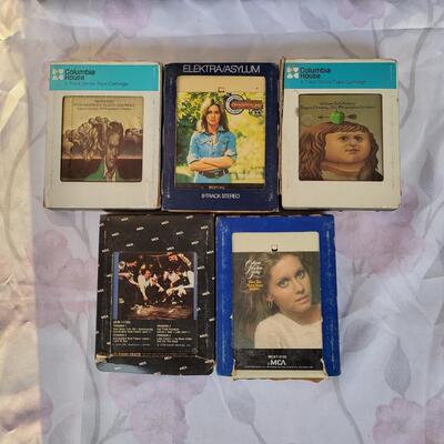 MIX OF 5 VARIOUS ARTIST 8 TRACK TAPES