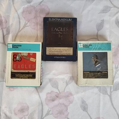 SET OF 3 EAGLES 8 TRACK TAPES