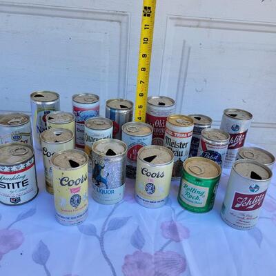20 COLLECTABLE BEER CANS