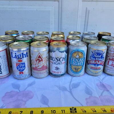 MISC LOT OF VINTAGE BEER CANS #4
