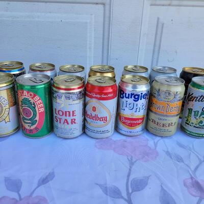 MISC LOT OF VINTAGE BEER CANS #4
