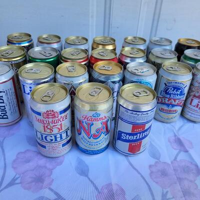 MISC LOT OF VINTAGE BEER CANS #4