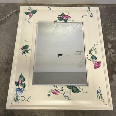 Two Wooden Framed Mirrors (G-MG)