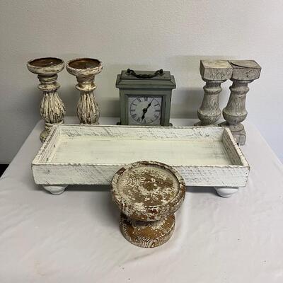 White Wash Wood Home Decor (G-MG)