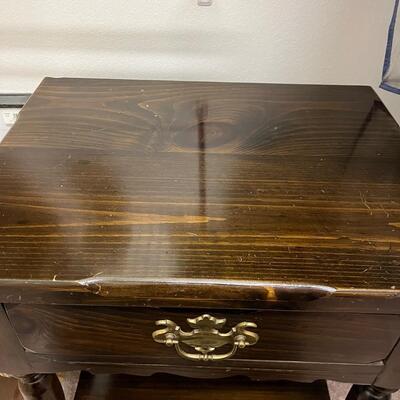 Wooden Bedside Table (GB-PS)