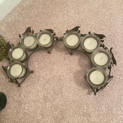 Decorative Candle Holders, Wax Candles (GB - SS)