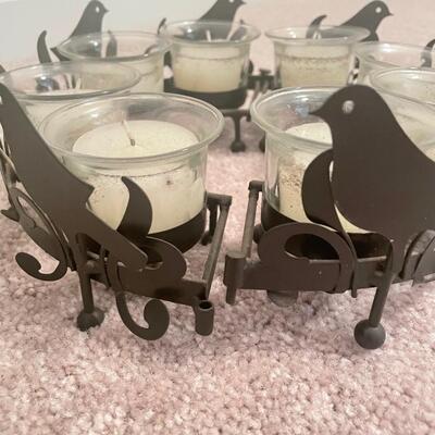 Decorative Candle Holders, Wax Candles (GB - SS)
