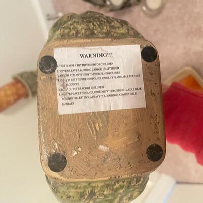 Decorative Candle Holders, Wax Candles (GB - SS)