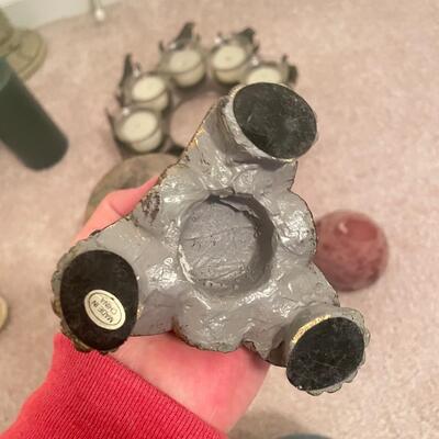 Decorative Candle Holders, Wax Candles (GB - SS)