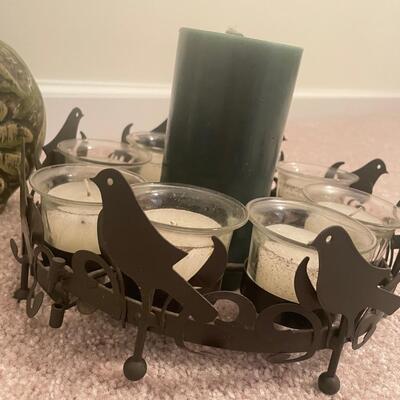 Decorative Candle Holders, Wax Candles (GB - SS)