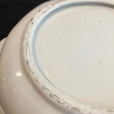 Roger Ceramic Washbasin and Pitcher (DR-JF)