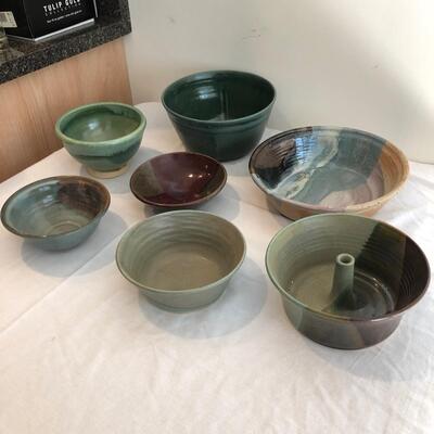 Signed Seagrove Pottery Bowls & More Collection (DR-JF)