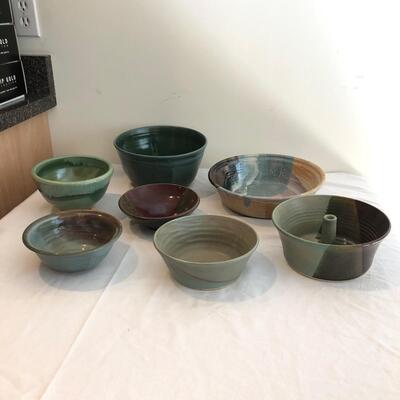 Signed Seagrove Pottery Bowls & More Collection (DR-JF)