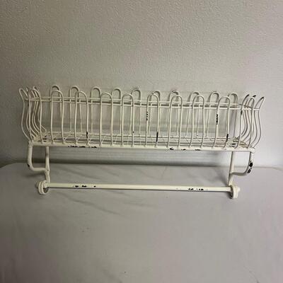 Two Candleholders & Shelf (G-MG)