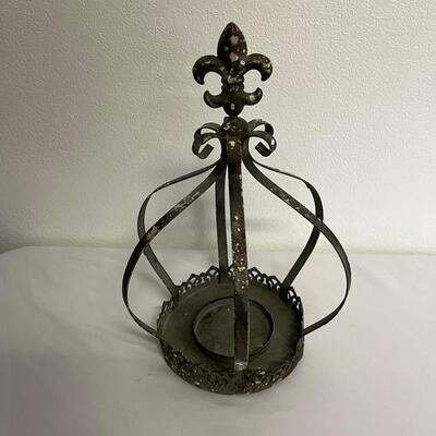 Two Candleholders & Shelf (G-MG)