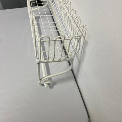 Two Candleholders & Shelf (G-MG)