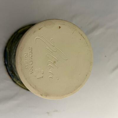 Speckled Dog Signed Pottery (G-MG)