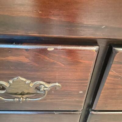 Eleven Drawer Dresser w/ Vanity & Hutch (GB - SS)