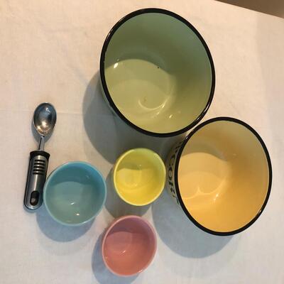 Popcorn & Ice Cream Bowls & Scoop (K-JF)