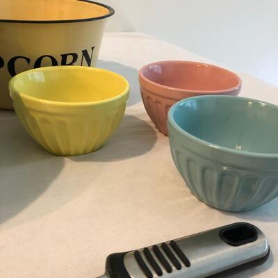 Popcorn & Ice Cream Bowls & Scoop (K-JF)