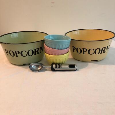 Popcorn & Ice Cream Bowls & Scoop (K-JF)
