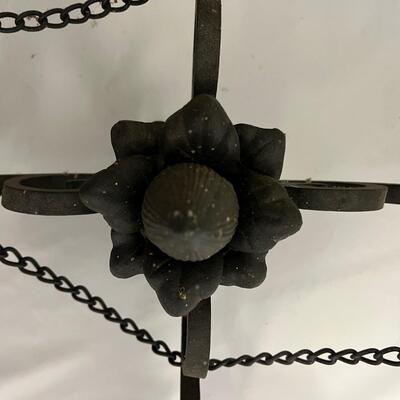 Hanging Iron Candle Holder (G-MG)