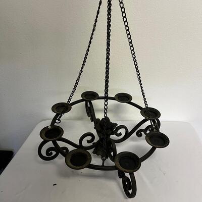 Hanging Iron Candle Holder (G-MG)
