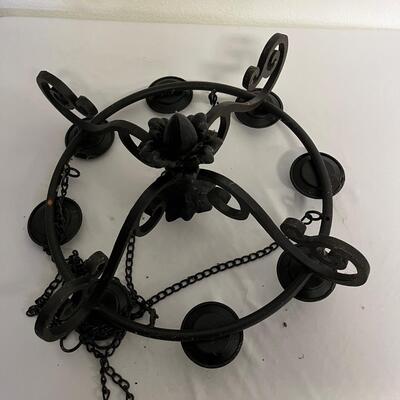 Hanging Iron Candle Holder (G-MG)