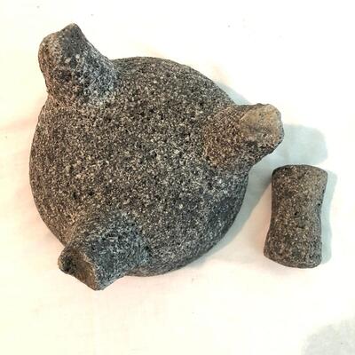 Huge Molcajete Mortar & Pestle (K-JF)