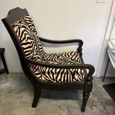 Zebra Print Armchair (G-MG)