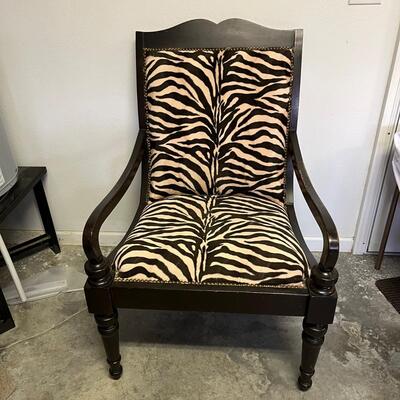Zebra Print Armchair (G-MG)